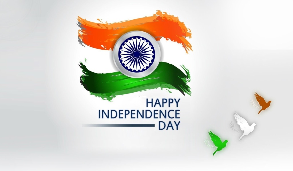 Fondo de pantalla Independence Day India 1024x600