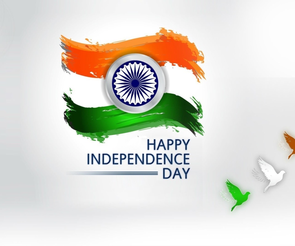 Обои Independence Day India 960x800