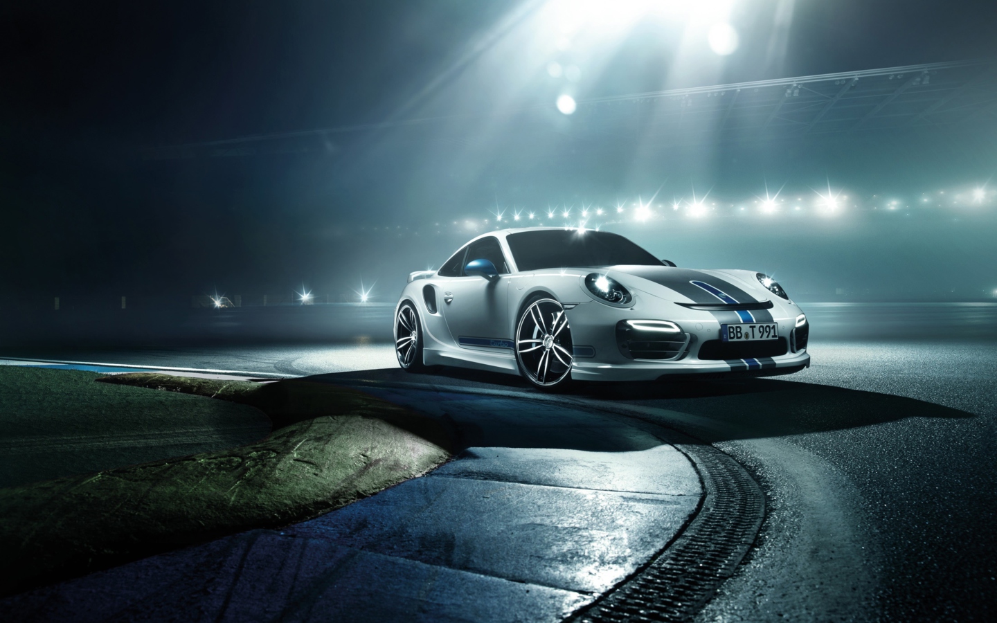 Sfondi 2014 Porsche 911 Turbo 1440x900