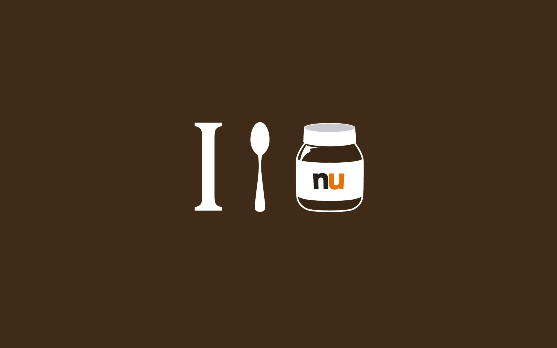 Fondo de pantalla I Love Nutella 1920x1200