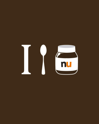 I Love Nutella - Obrázkek zdarma pro 640x960