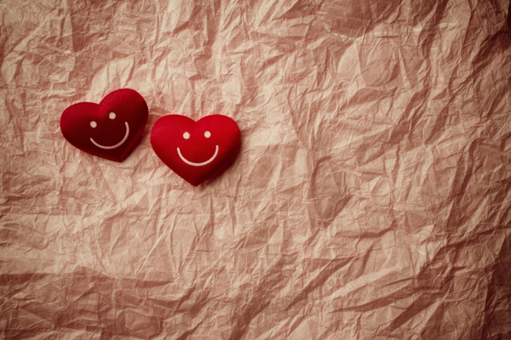 Fondo de pantalla Smiling Hearts