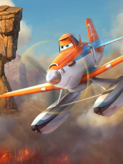 Screenshot №1 pro téma Planes Fire and Rescue 2014 480x640