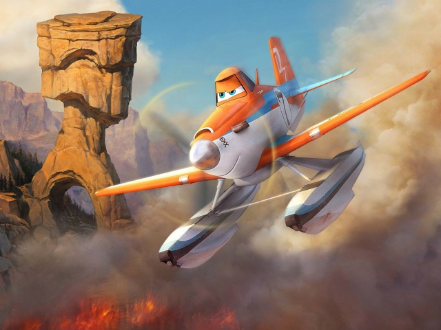 Das Planes Fire and Rescue 2014 Wallpaper 640x480