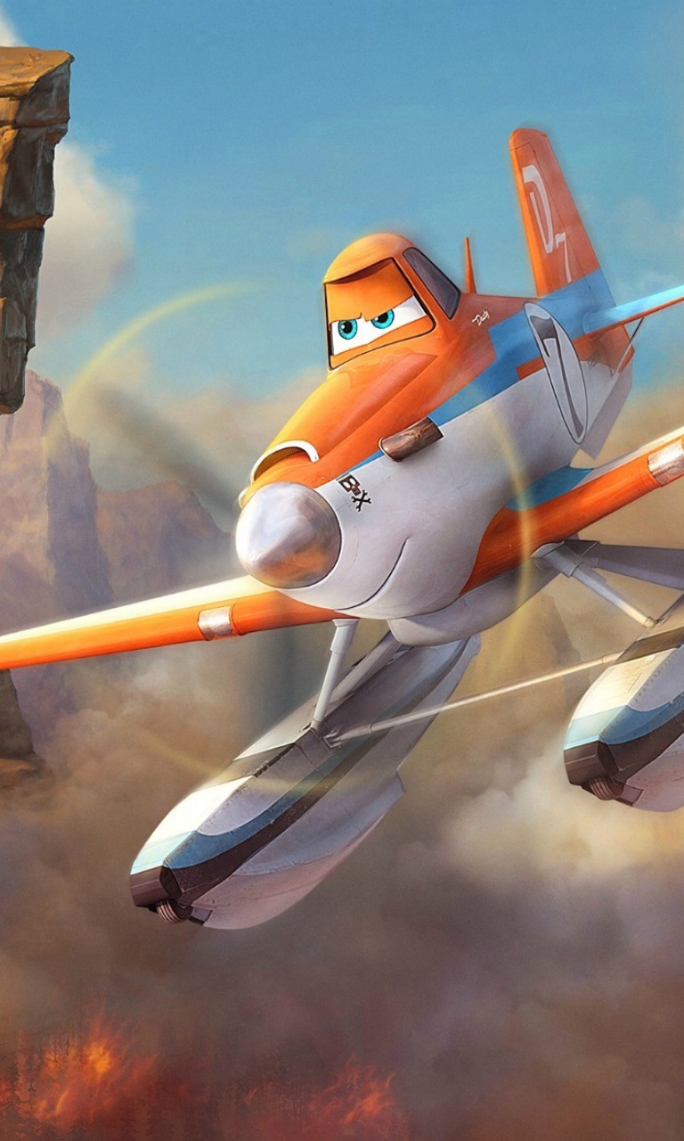 Обои Planes Fire and Rescue 2014 768x1280