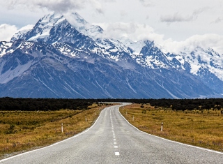 Mount Cook in New Zealand - Obrázkek zdarma 