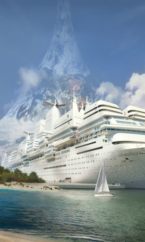 Fondo de pantalla Cruise Ship 480x800