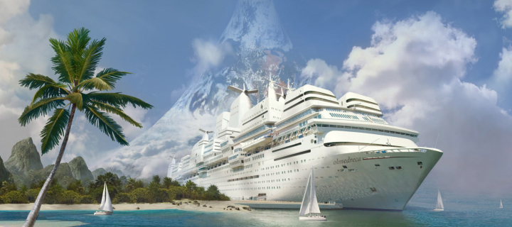 Cruise Ship wallpaper 720x320