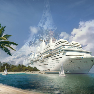 Cruise Ship - Obrázkek zdarma pro iPad Air
