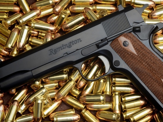 Das Pistol Remington Wallpaper 640x480
