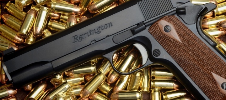 Das Pistol Remington Wallpaper 720x320