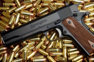 Free Pistol Remington Picture for Android, iPhone and iPad