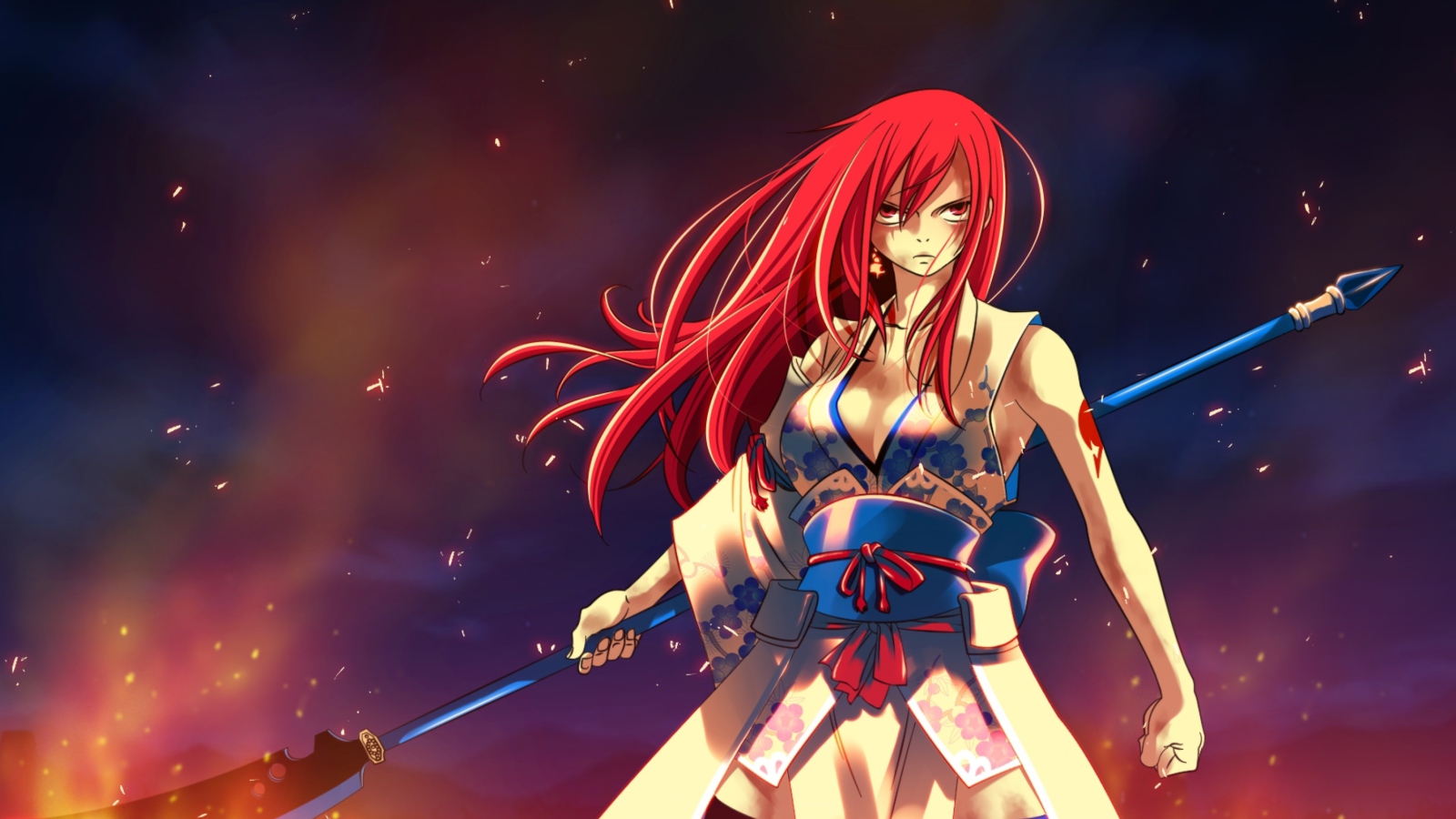 Screenshot №1 pro téma Fairy Tail - Erza Scarlet 1600x900