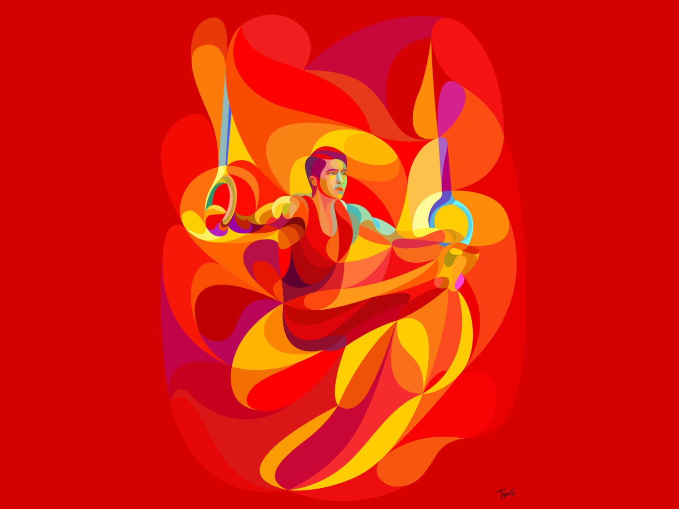 Das Rio 2016 Olympics Gymnastics Wallpaper 1400x1050