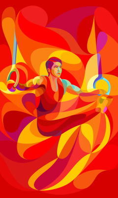Rio 2016 Olympics Gymnastics wallpaper 240x400