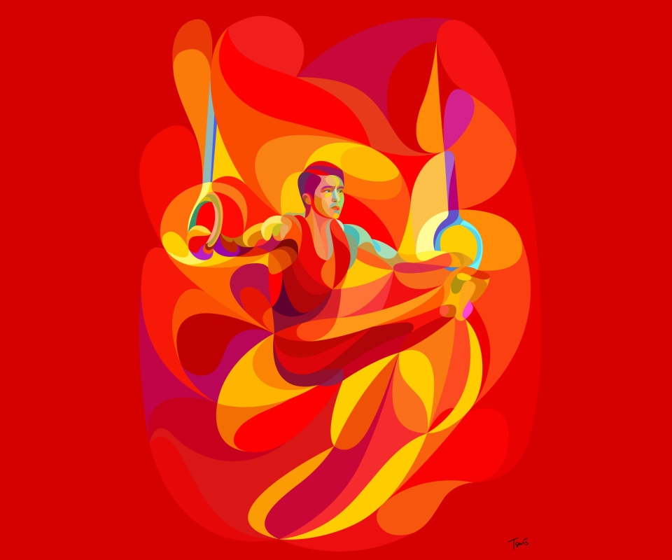 Das Rio 2016 Olympics Gymnastics Wallpaper 960x800