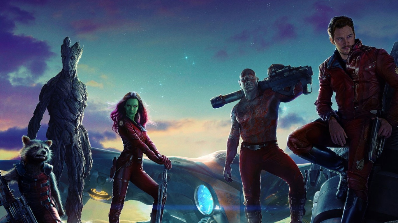 Fondo de pantalla Guardians of the Galaxy 1366x768