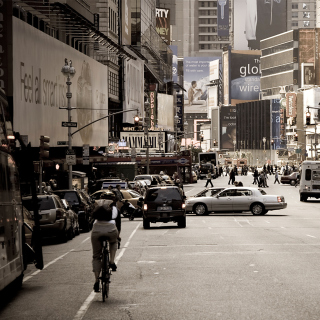 Kostenloses New York Traffic Wallpaper für iPad mini 2