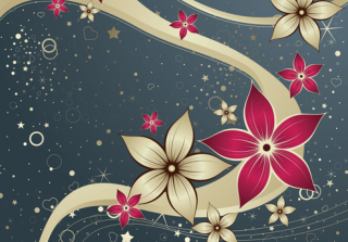 Drawn Flowers - Obrázkek zdarma pro Fullscreen Desktop 1280x1024