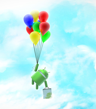 Android Balloon Flight - Obrázkek zdarma pro Nokia Lumia 928