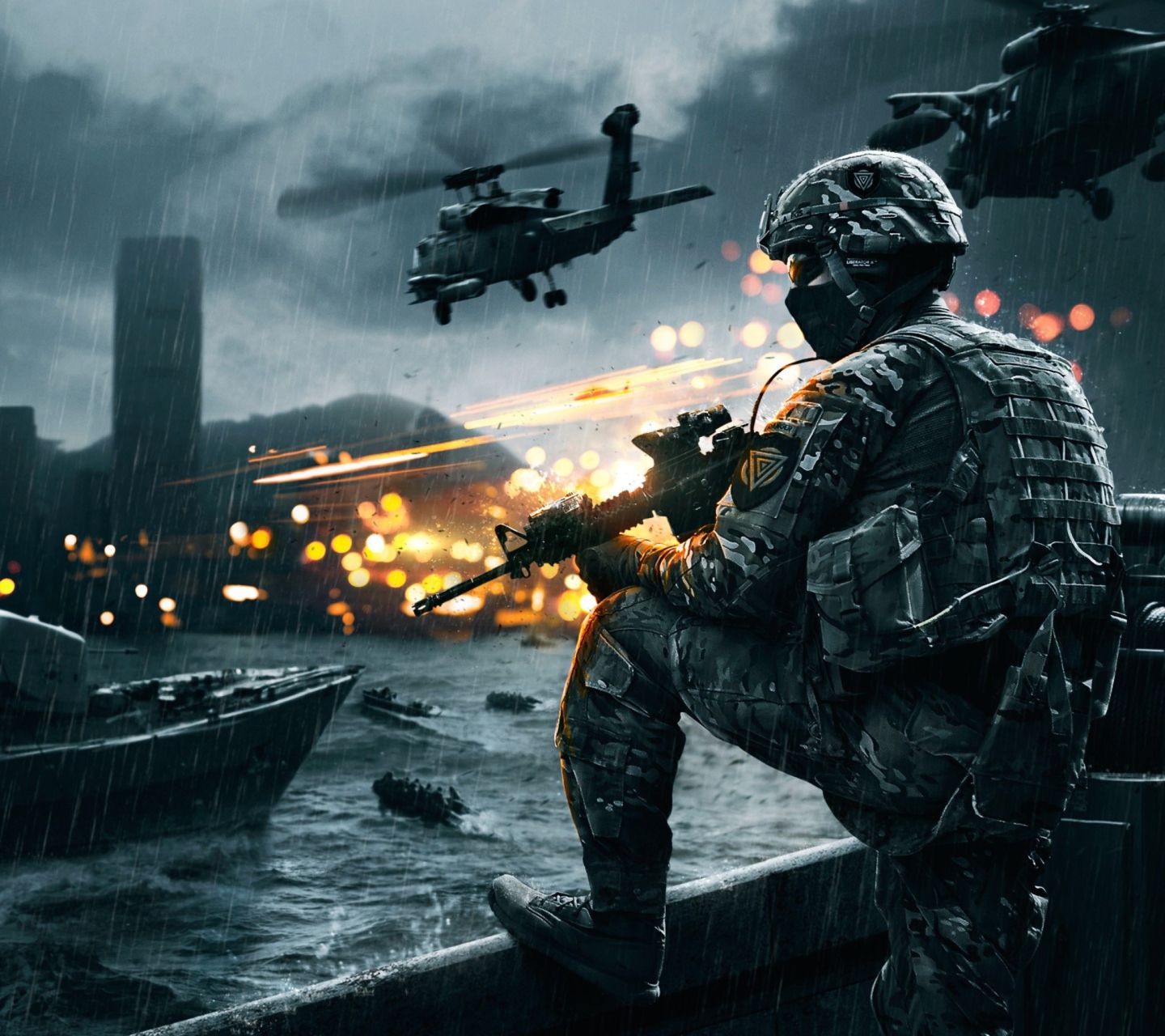 Screenshot №1 pro téma Battlefield 4 Siege Of Shanghai 1440x1280