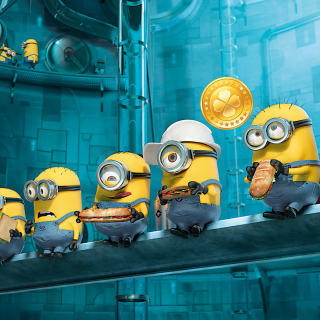 Minions at Work Wallpaper for iPad 3