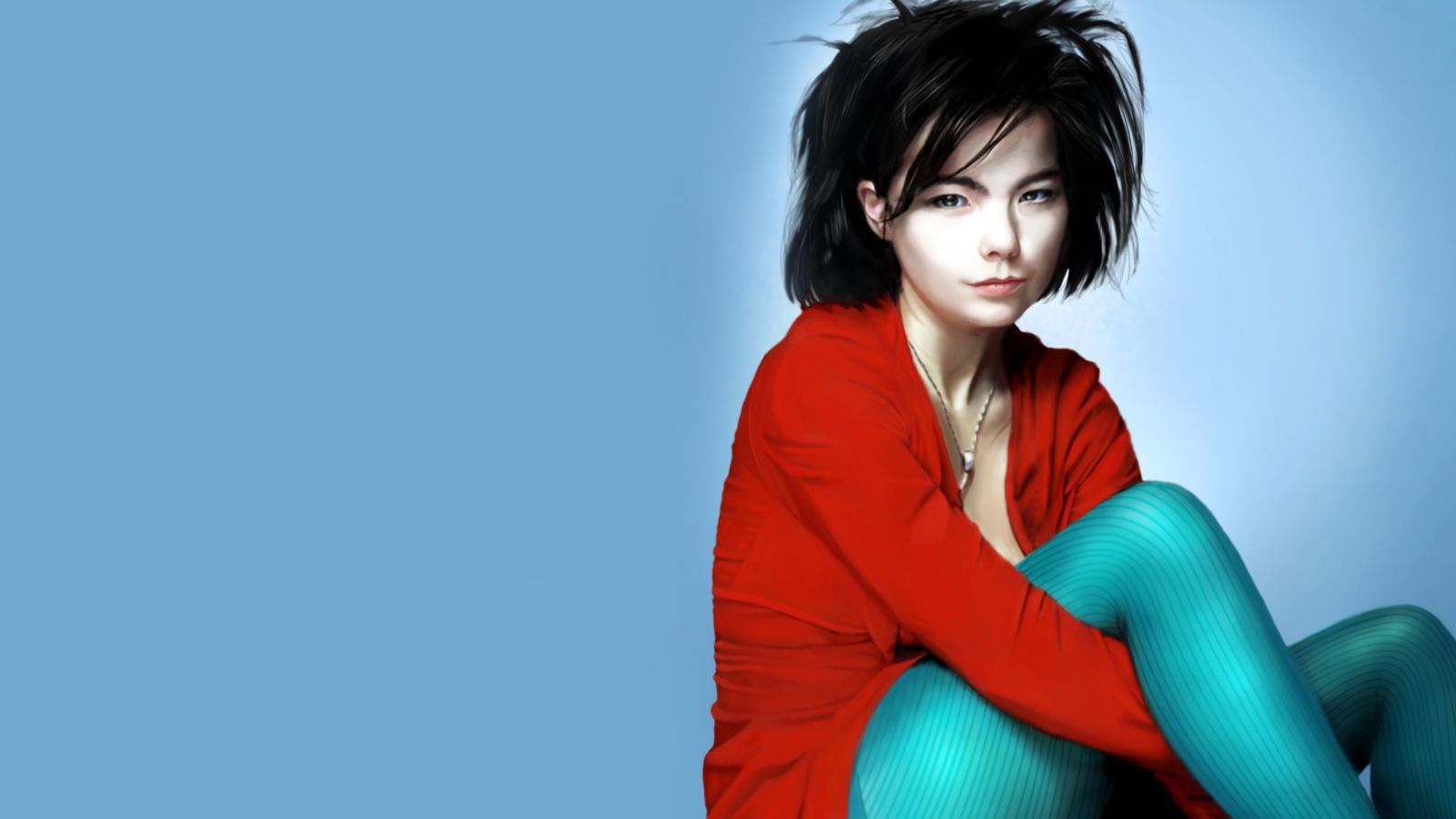 Bjork Painting wallpaper 1600x900