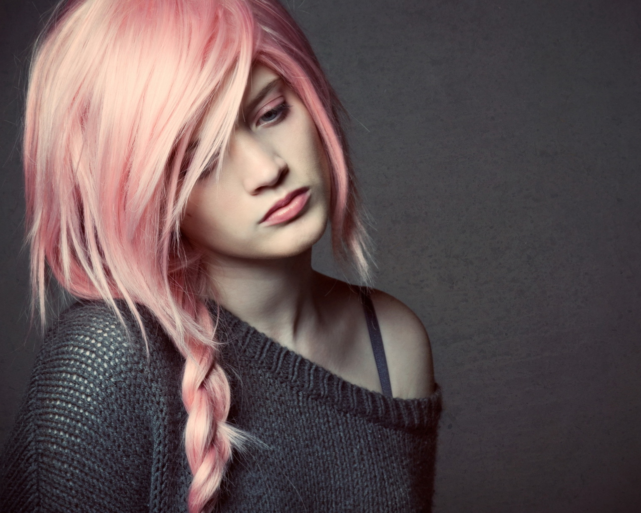 Screenshot №1 pro téma Pink Hair 1280x1024