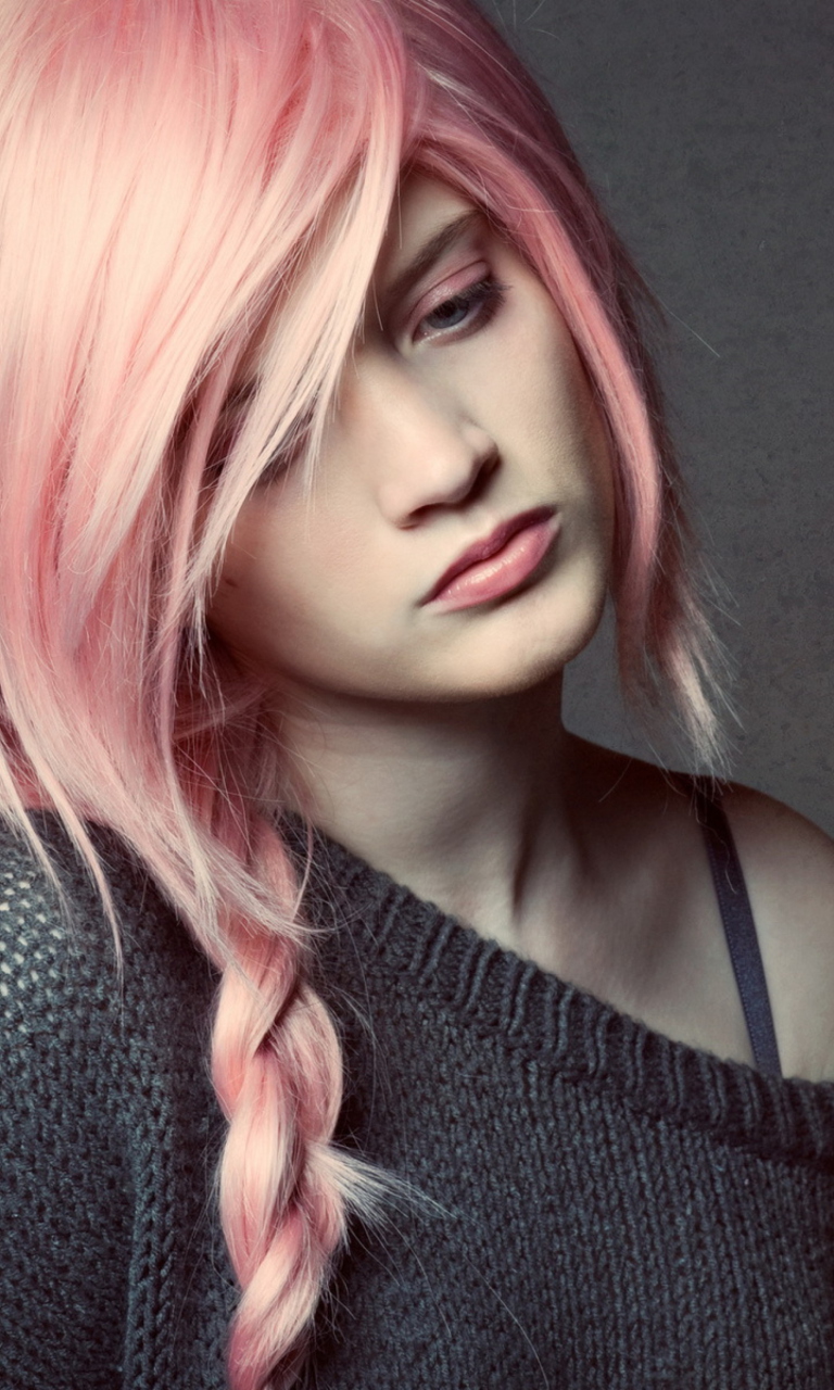 Screenshot №1 pro téma Pink Hair 768x1280