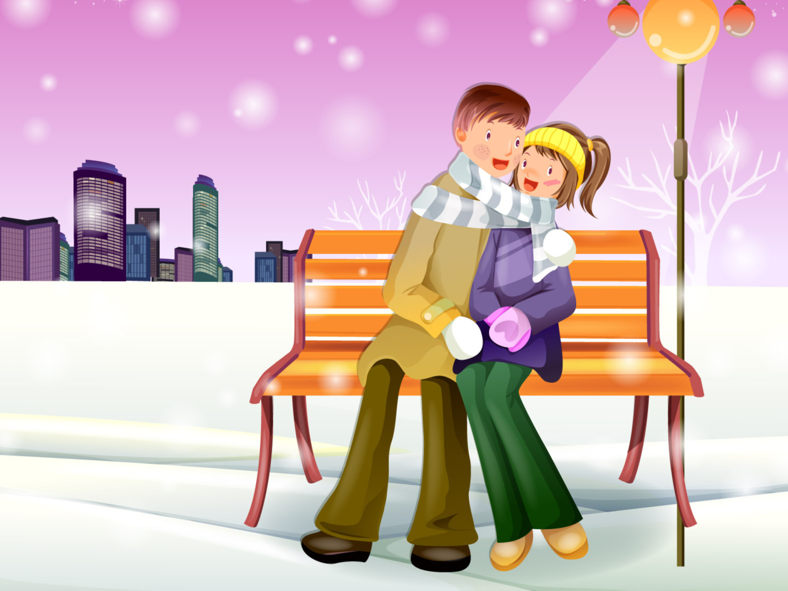 Screenshot №1 pro téma Romantic Winter 1600x1200