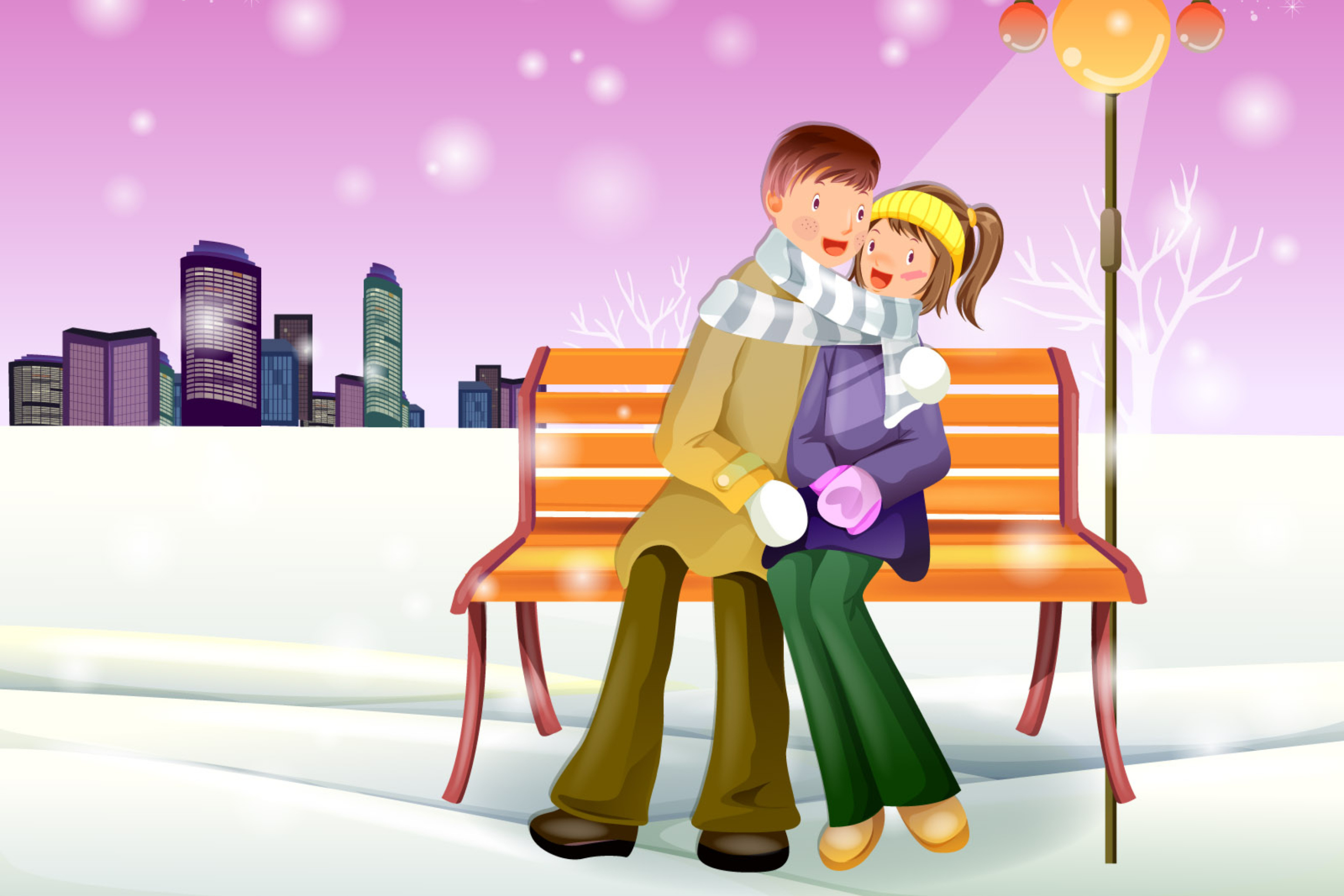 Screenshot №1 pro téma Romantic Winter 2880x1920