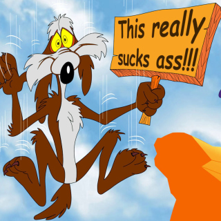 Kostenloses Wile E Coyote Wallpaper für 128x128