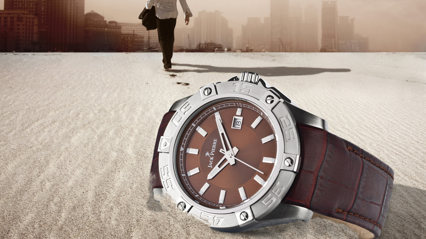 Screenshot №1 pro téma Fashion Watch For Man 1366x768