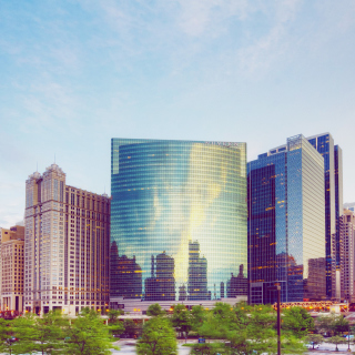 Chicago Skyscrappers - Obrázkek zdarma pro 1024x1024