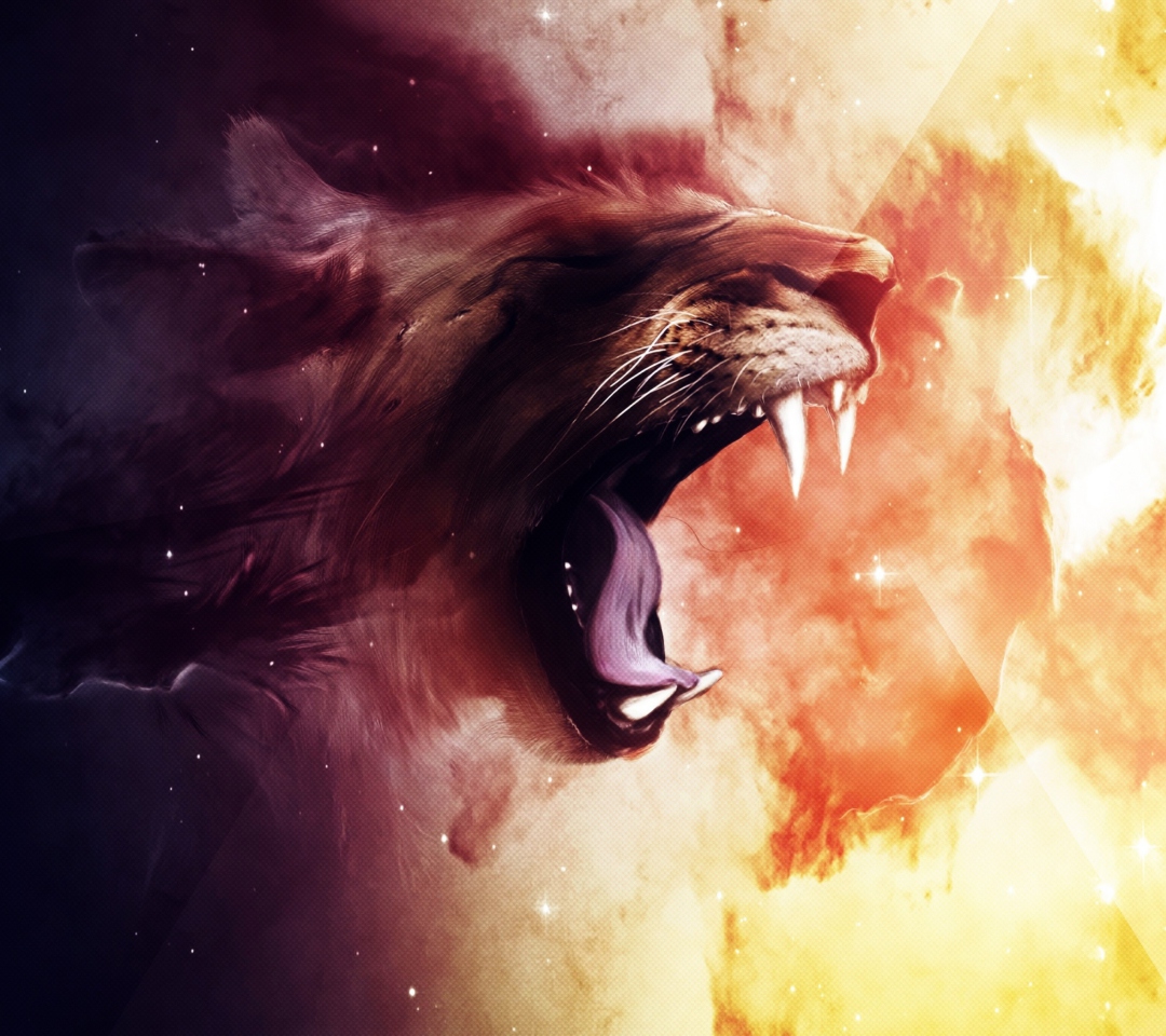 Roaring Lion wallpaper 1080x960