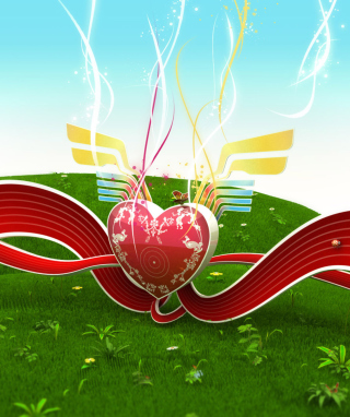 Nice Heart - Obrázkek zdarma pro iPhone 4S