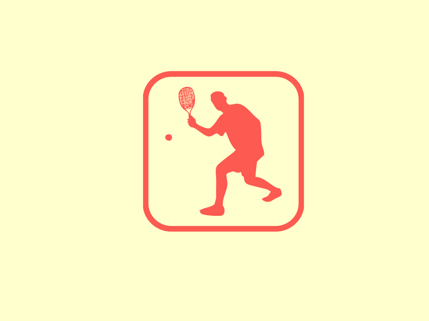 Das Squash Game Logo Wallpaper 1400x1050