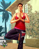 Das Grand Theft Auto Girl Wallpaper 128x160