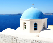 Screenshot №1 pro téma Santorini Greece Fantastic Island 176x144