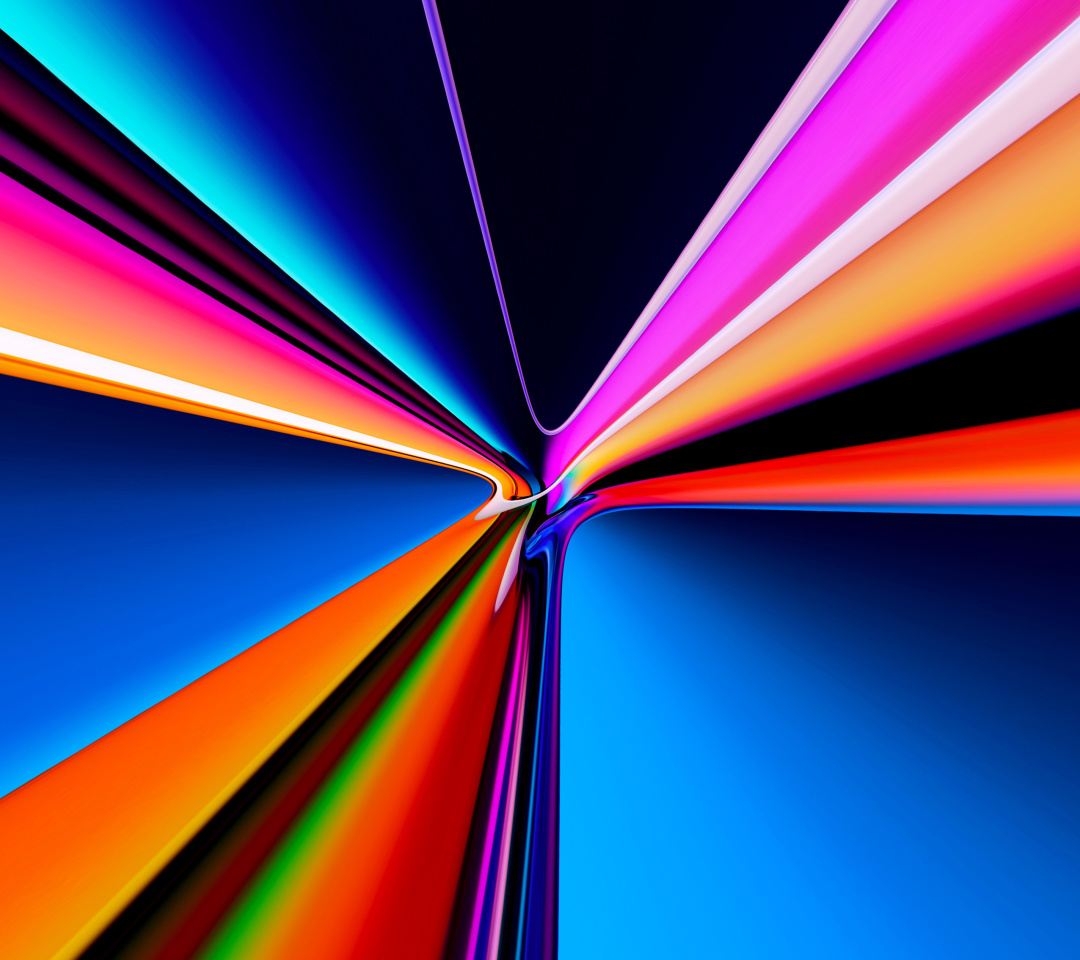 Fondo de pantalla Pipes Glowing Colors 1080x960