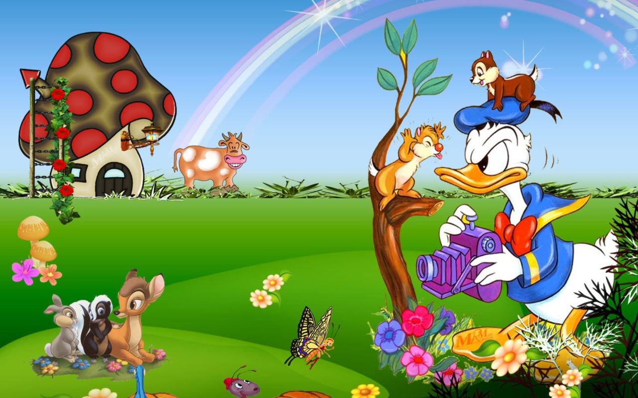 Das Donald Duck Wallpaper 1280x800