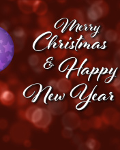 Screenshot №1 pro téma Merry Christmas and Best Wishes for a Happy New Year 176x220
