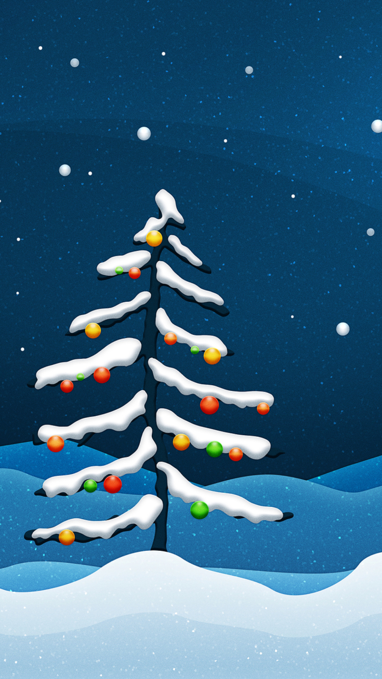 Screenshot №1 pro téma Christmas Tree 750x1334