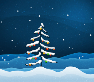 Kostenloses Christmas Tree Wallpaper für 1024x1024