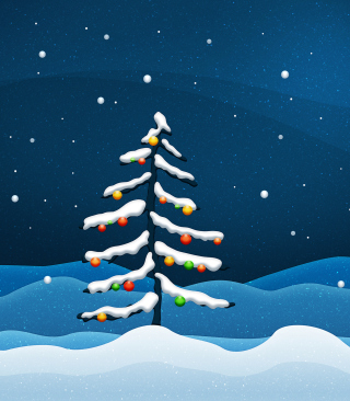Christmas Tree - Obrázkek zdarma pro Nokia Asha 305