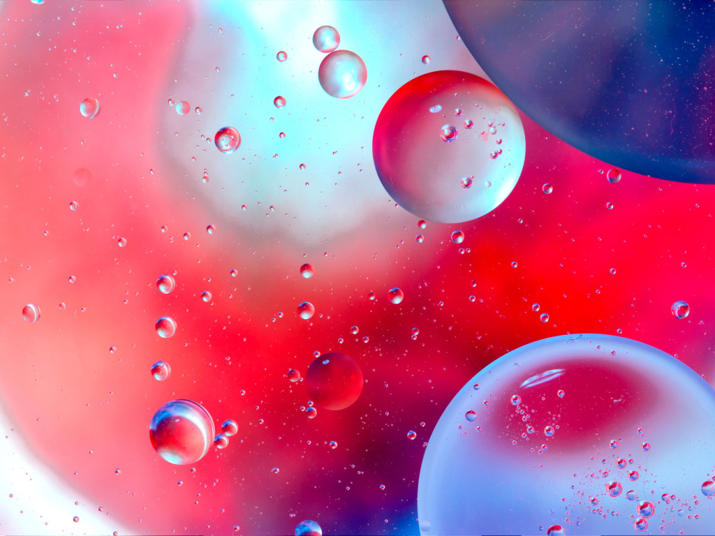 Screenshot №1 pro téma Colorful Bubbles 1024x768