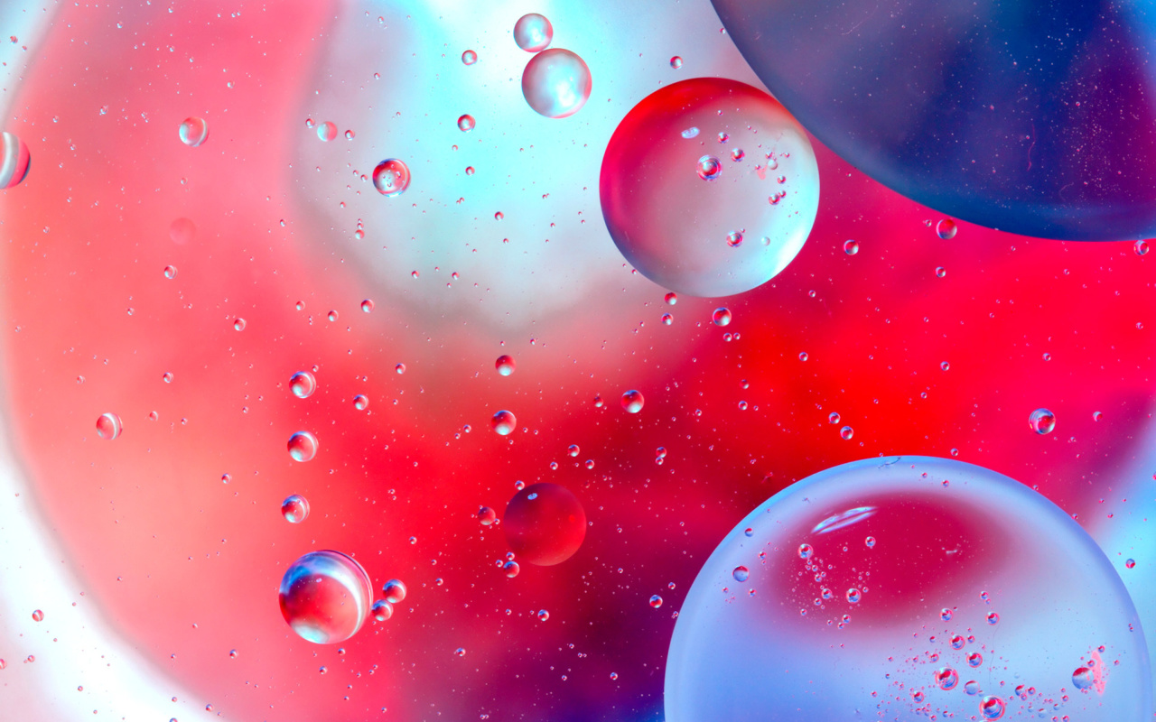 Screenshot №1 pro téma Colorful Bubbles 1280x800