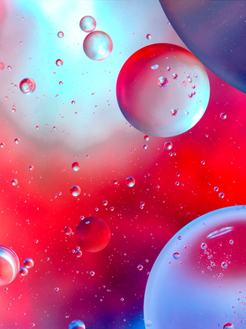 Screenshot №1 pro téma Colorful Bubbles 480x640