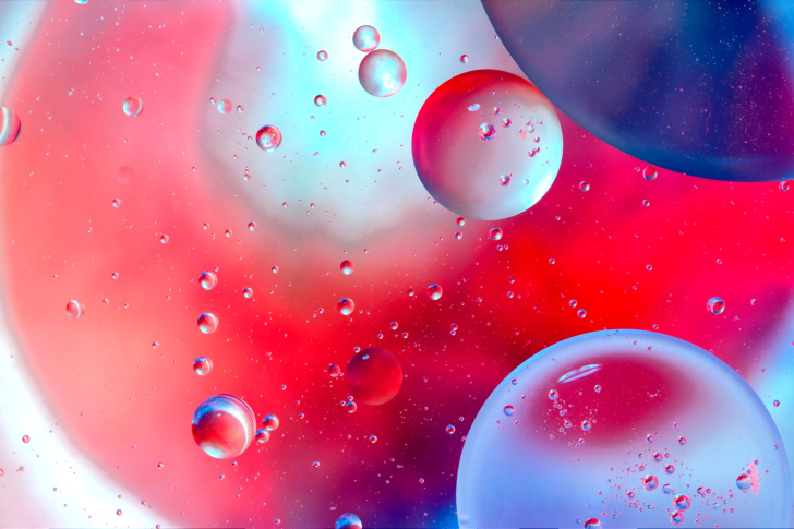 Das Colorful Bubbles Wallpaper