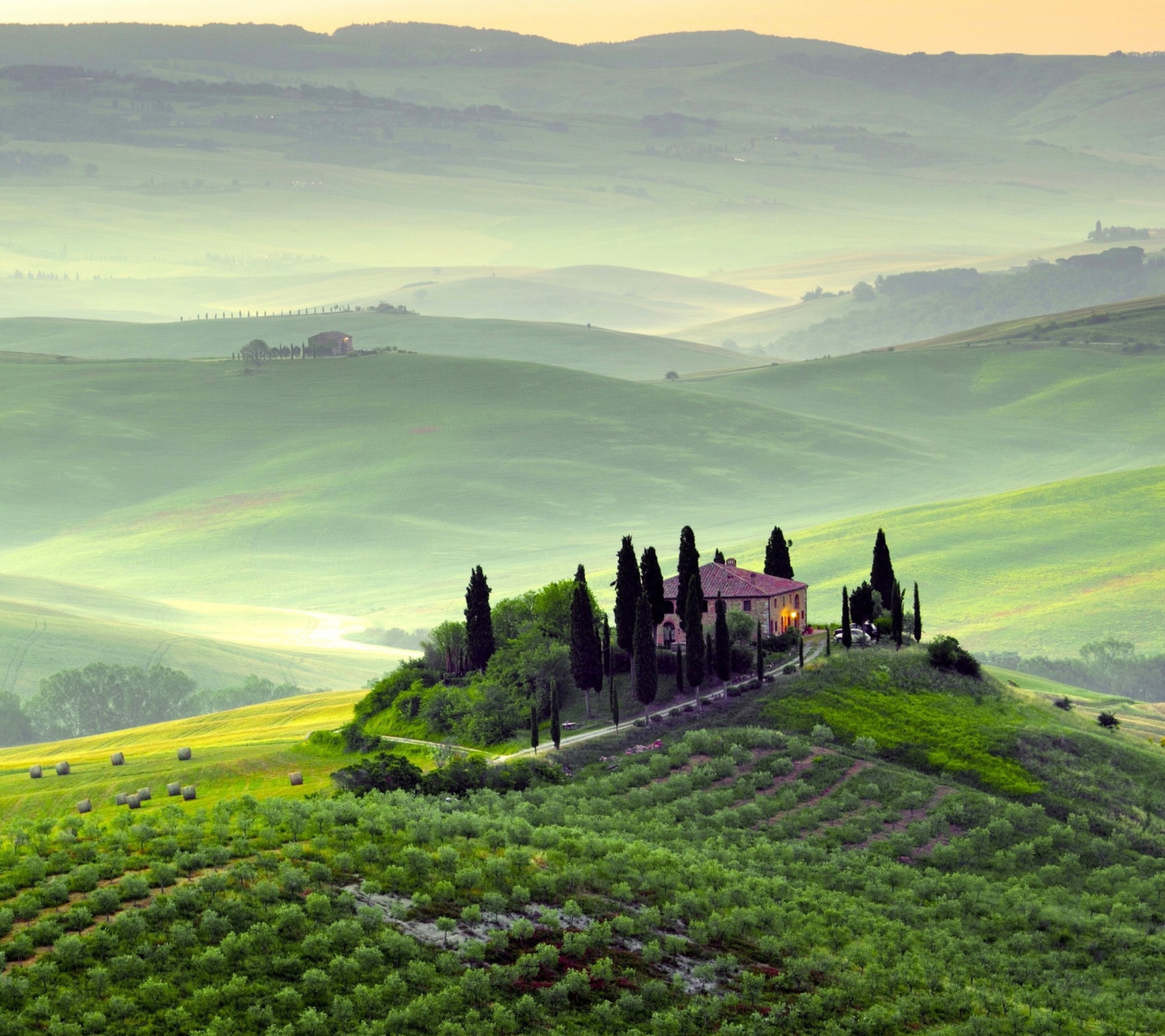 Обои Pienza, Toscana 1440x1280